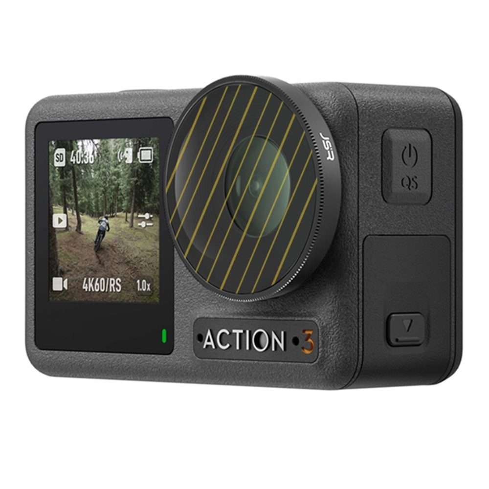 JSR Streak Drawing Lens Filter For DJI Osmo Action 3(Gold)