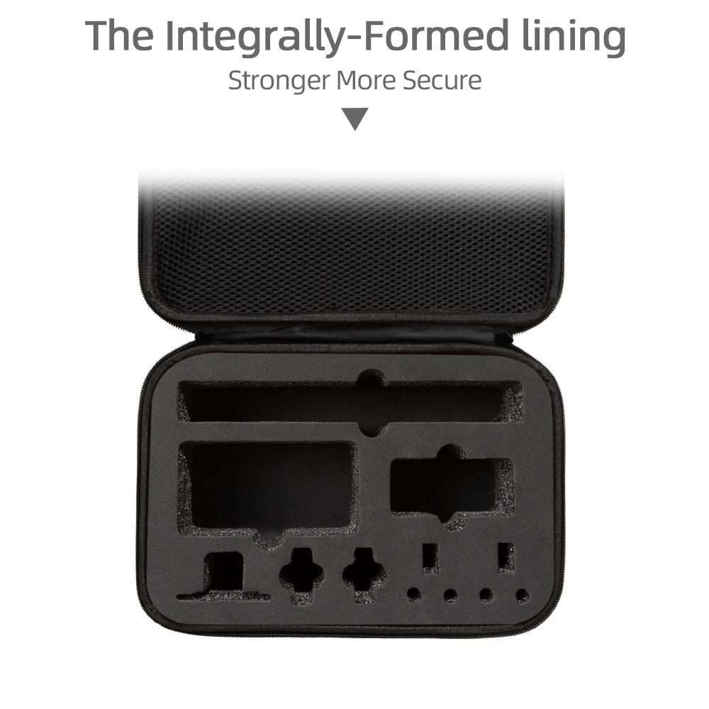 For DJI Osmo Action 3 Carrying Storage Case Bag,Size: 21.5 x 29.5 x 10cm(Black)