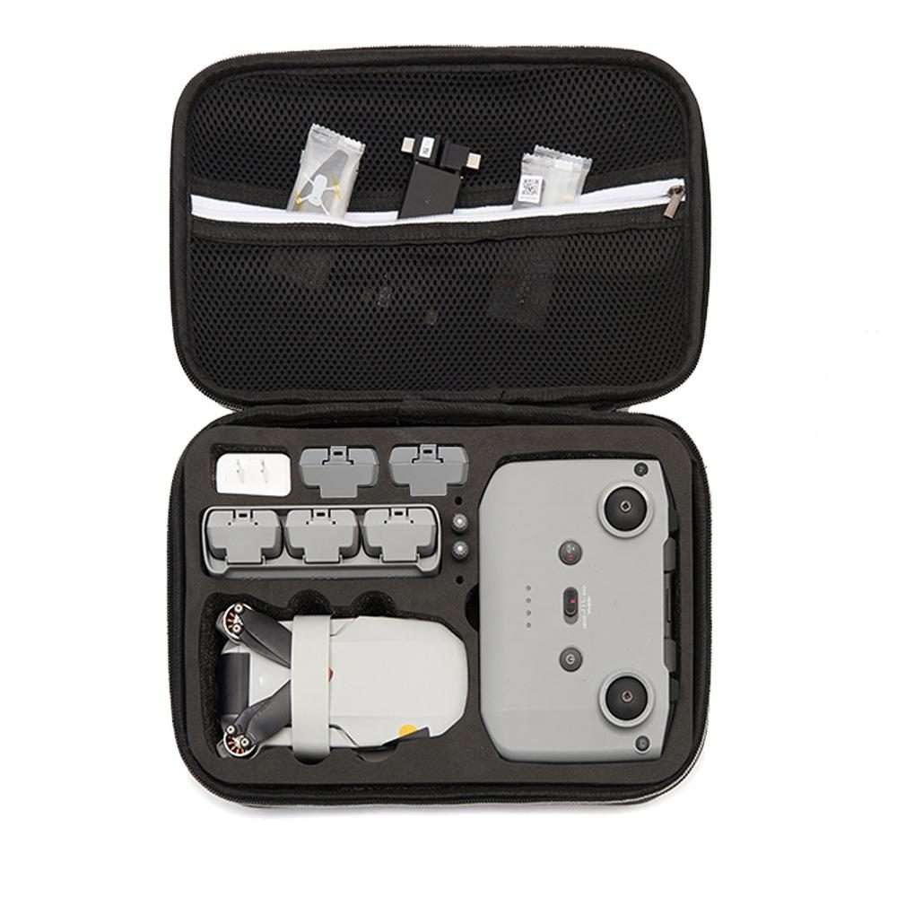 For DJI Mini 2 SE Shockproof Carrying Hard Case Storage Bag, Size: 21.5 x 29.5 x ... (Black Black)