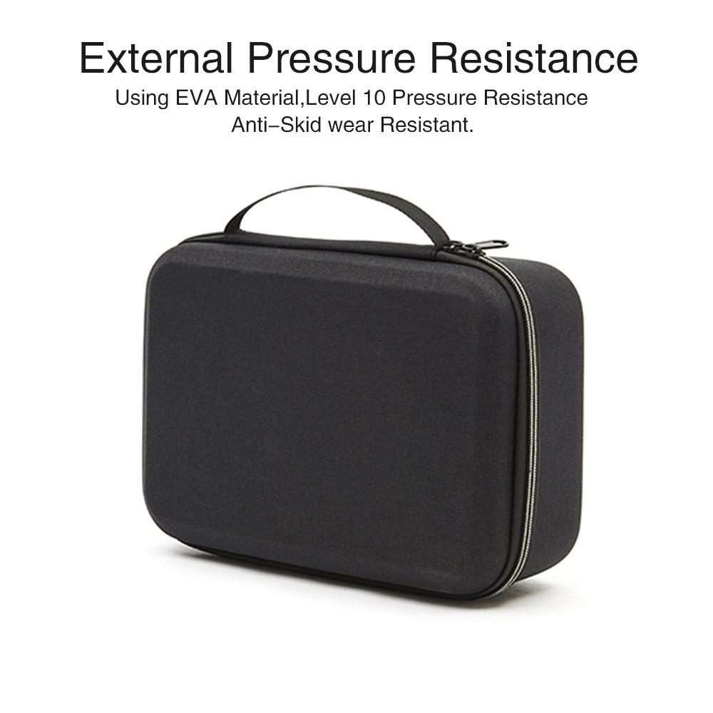 For DJI Mini 2 SE Shockproof Carrying Hard Case Storage Bag, Size: 21.5 x 29.5 x ... (Black Black)