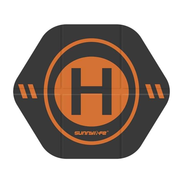Sunnylife Drone Landing Pad 35cm Fast-Fold Double-Sided Leather Waterproof Hel ... (Yellow+Orange)