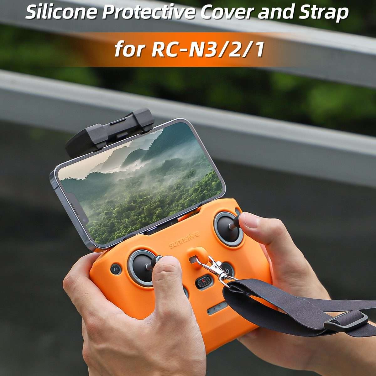 For DJI Neo / Mini 4 Pro / RC-N3 / RC-N2 / RC-N1 Sunnylife Controller Protective Cover ... (Black)