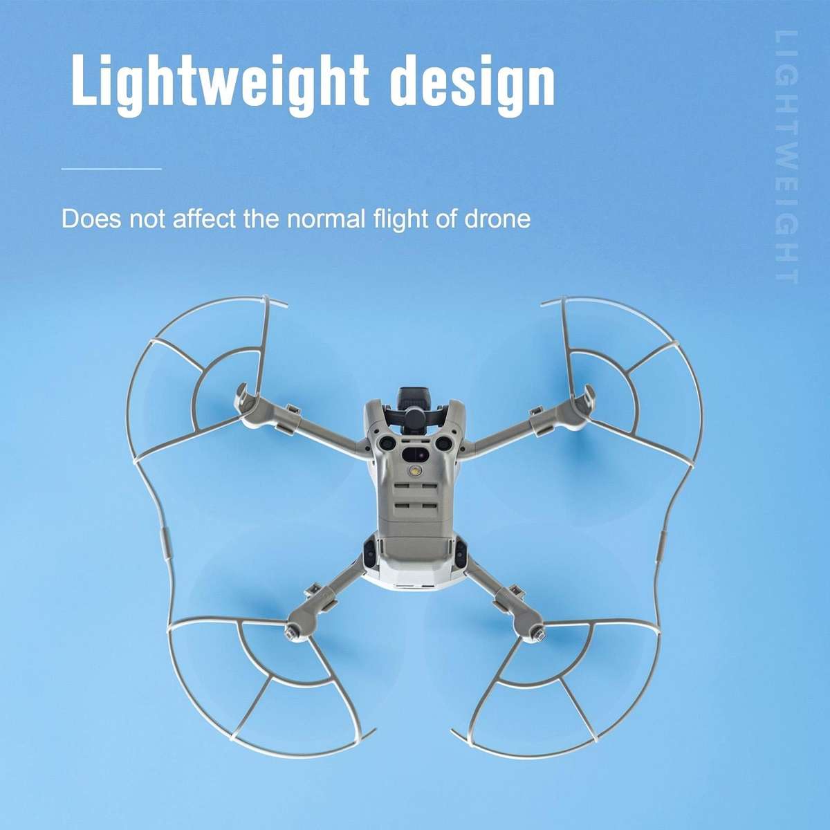 For DJI Mini 4 Pro STARTRC Drone Propeller Protective Guard Anti-collision Ring (Grey)