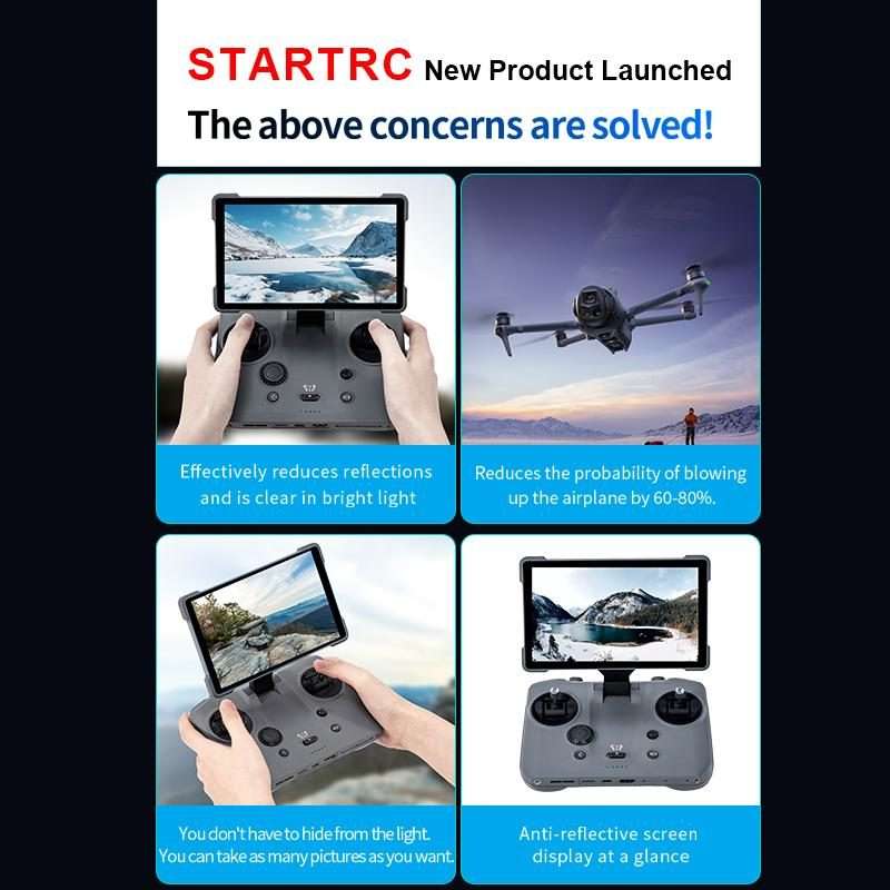 STARTRC HD AR Tempered Glass Film for DJI Mavic 4 Pro / RC Pro 2 (Transparent)