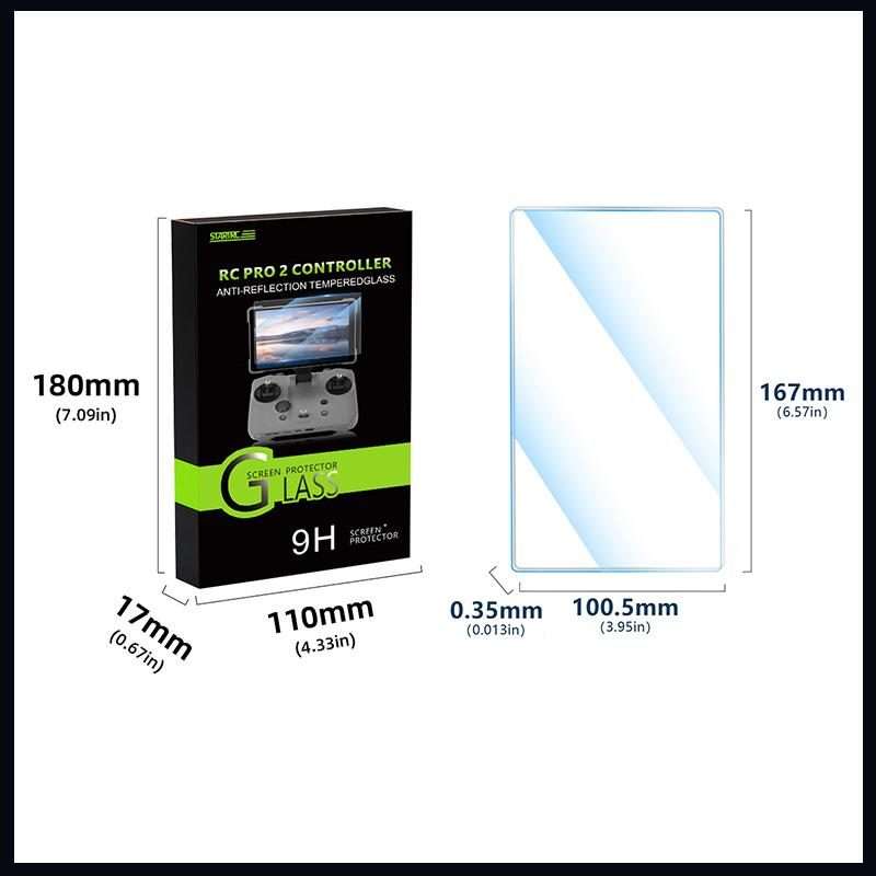 STARTRC HD AR Tempered Glass Film for DJI Mavic 4 Pro / RC Pro 2 (Transparent)
