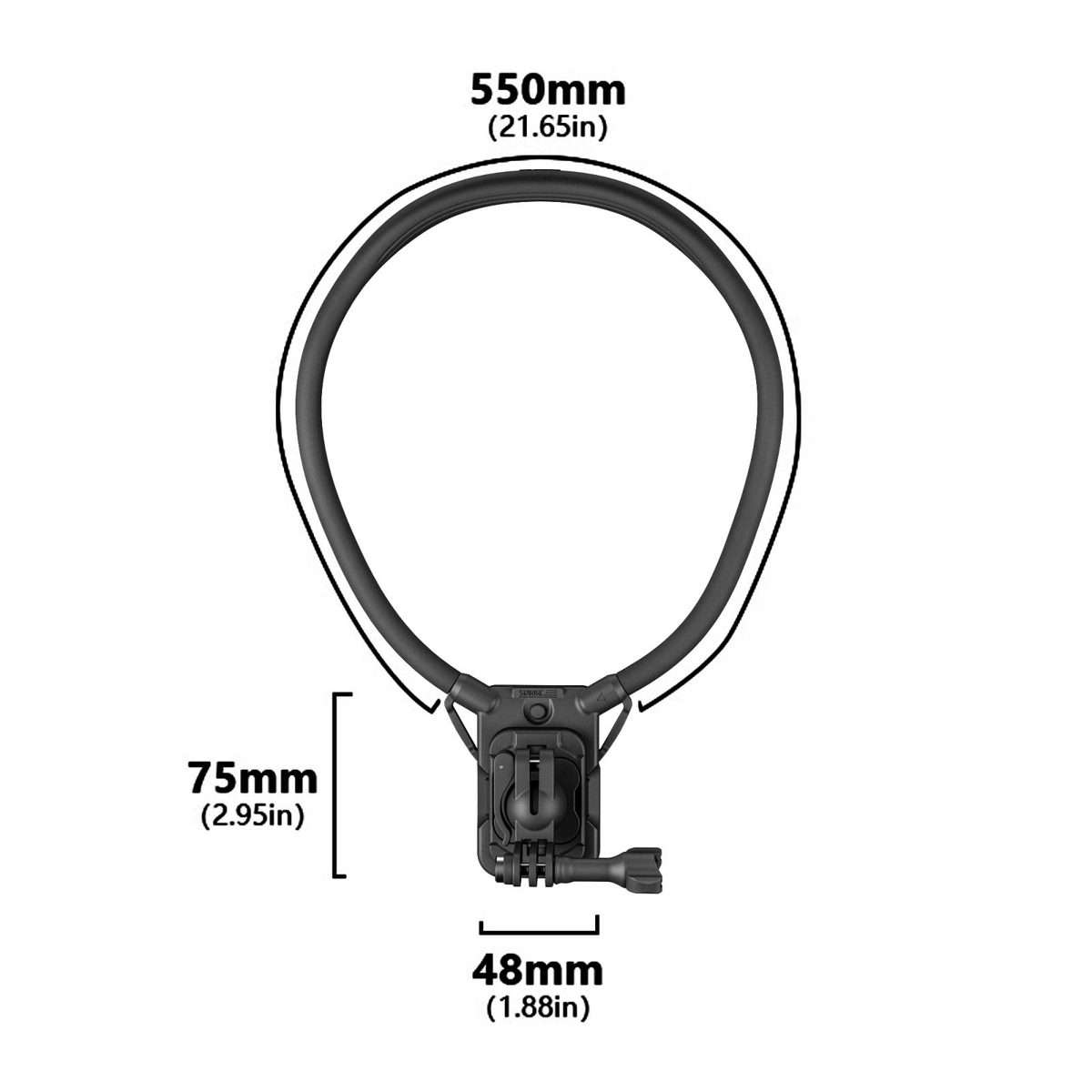 STARTRC Lazy Neck Bracket V3 POV View Mount (Black)