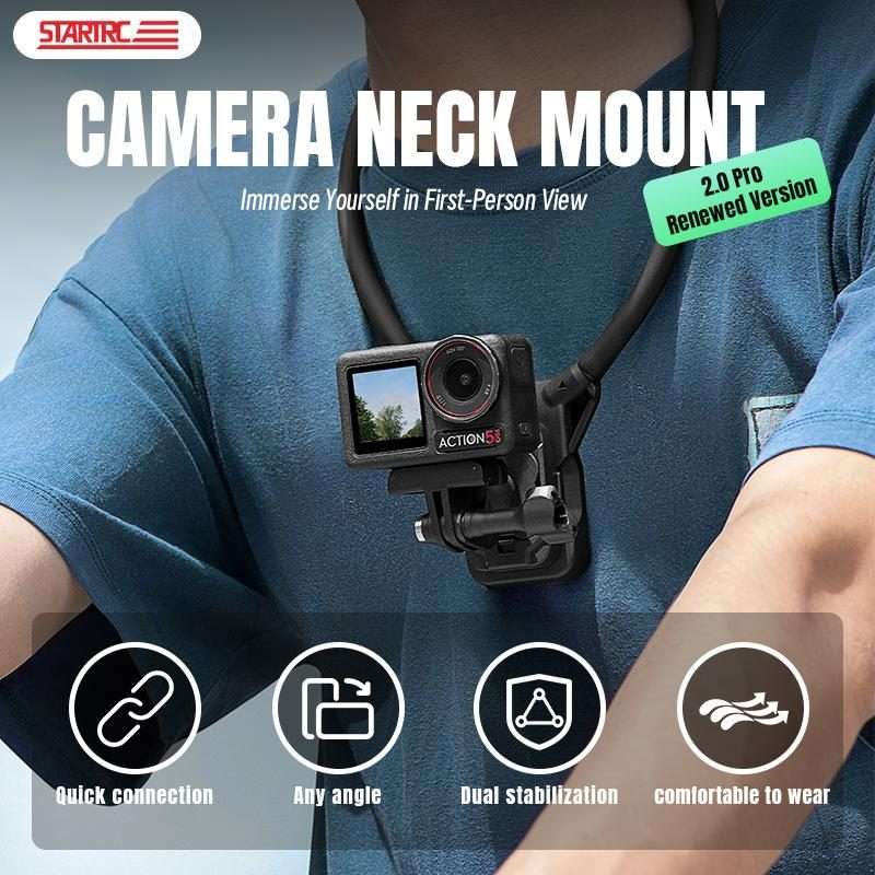 STARTRC Lazy Neck Bracket V3 POV View Mount (Black)