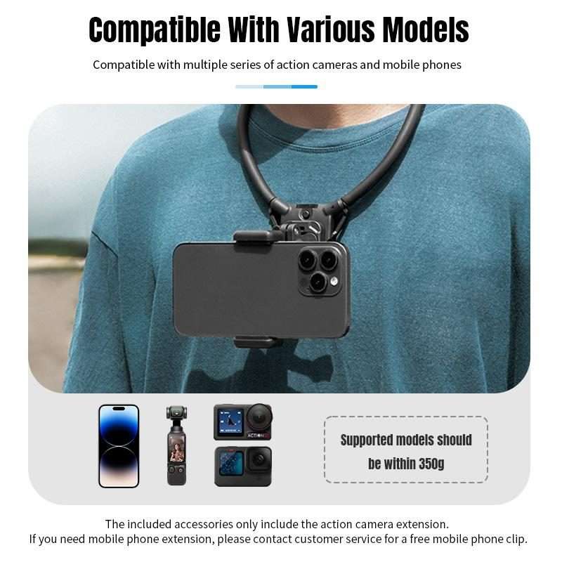 STARTRC Lazy Neck Bracket V3 POV View Mount (Black)