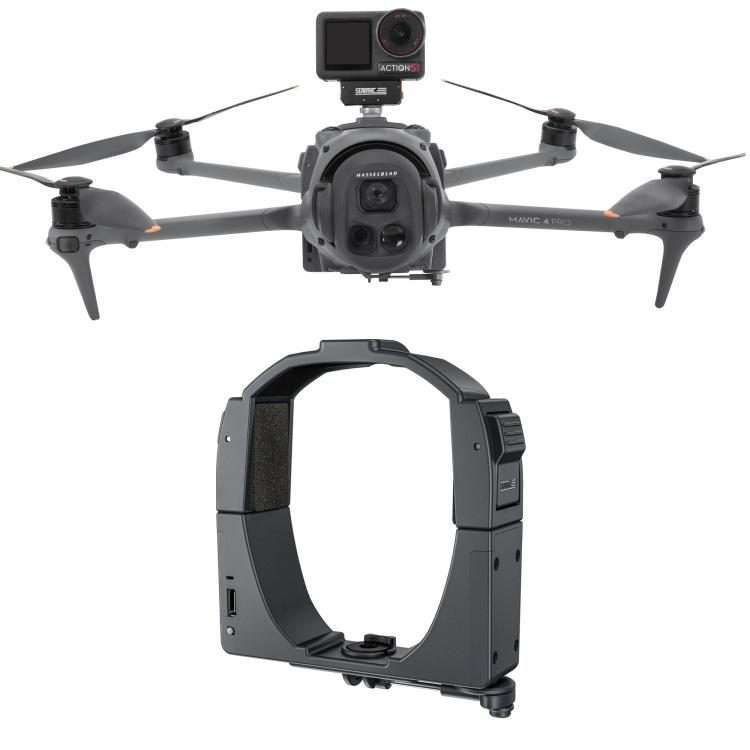 For DJI Mavic 4 Pro STARTRC Air-Dropping System Thrower Parabolic with Expansion Bracket (Black)