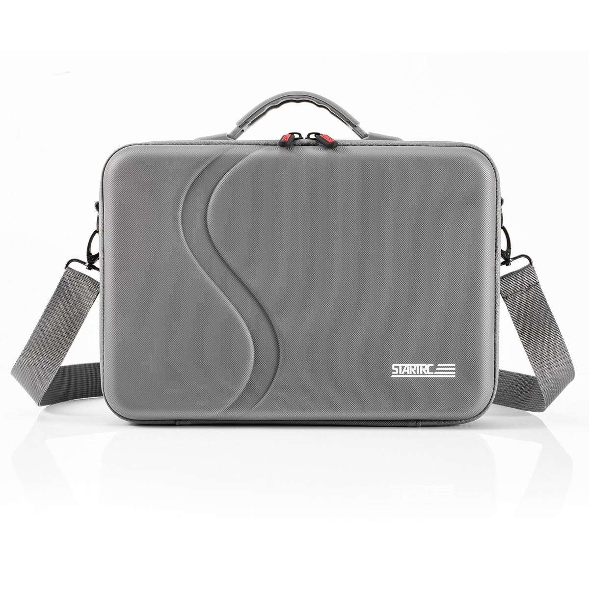 For DJI Osmo Action 5 Pro STARTRC Portable Handbag Shoulder PU Storage Bag (Dark Gray)