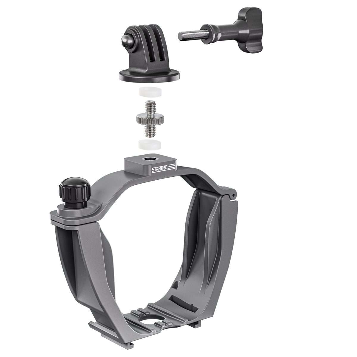 For DJI Air 3 STARTRC Night Navigation Light Speaker Expansion Mount (Grey)