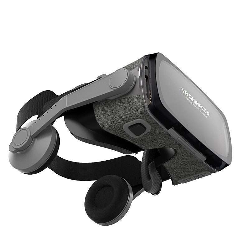 VR SHINECON G07E Virtual Reality 3D Video Glasses Suitable for 4.0 inch - 6.3 inch Smar ... (Grey)