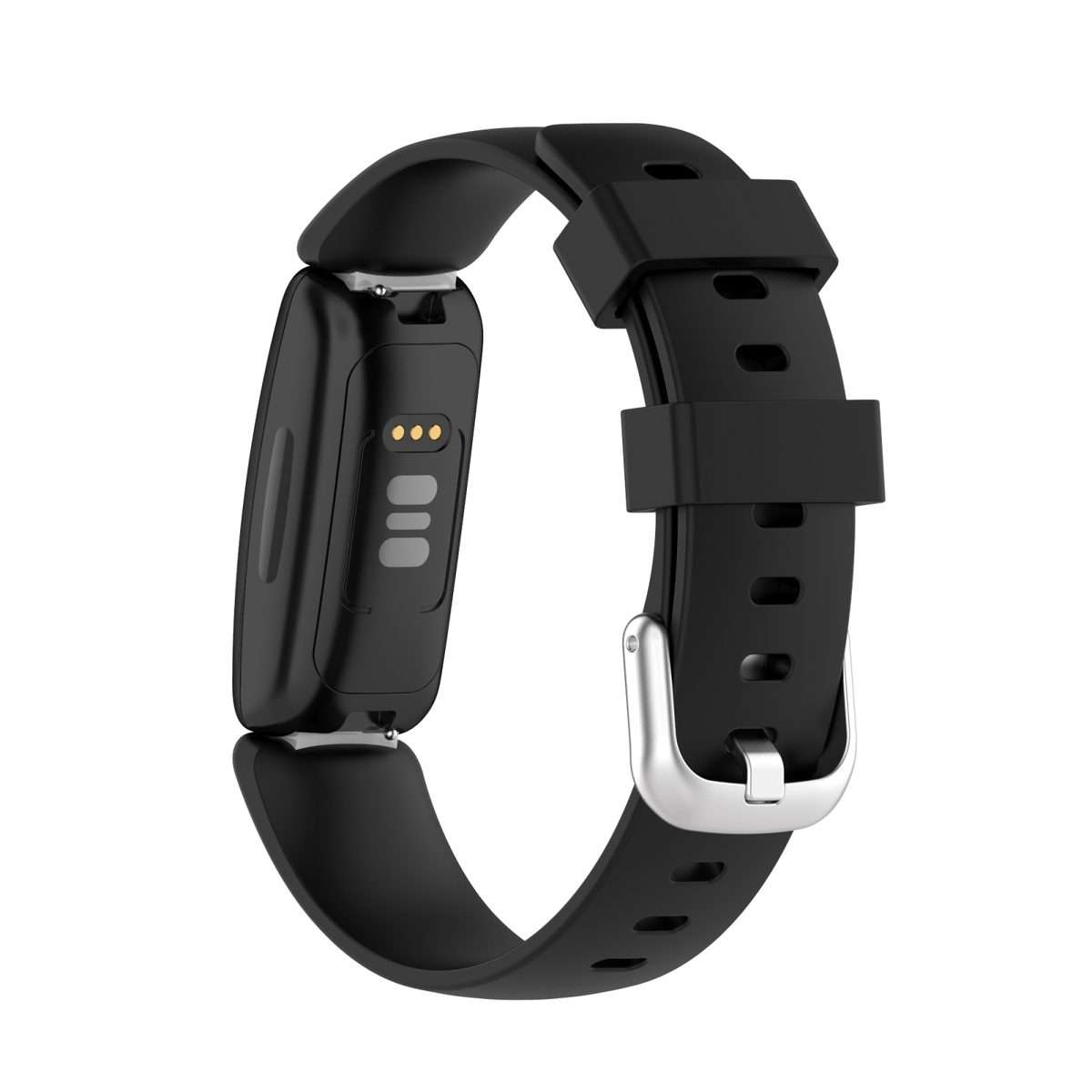 For Fitbit Inspire 2 TPE Watch Band, Size:S(Black)