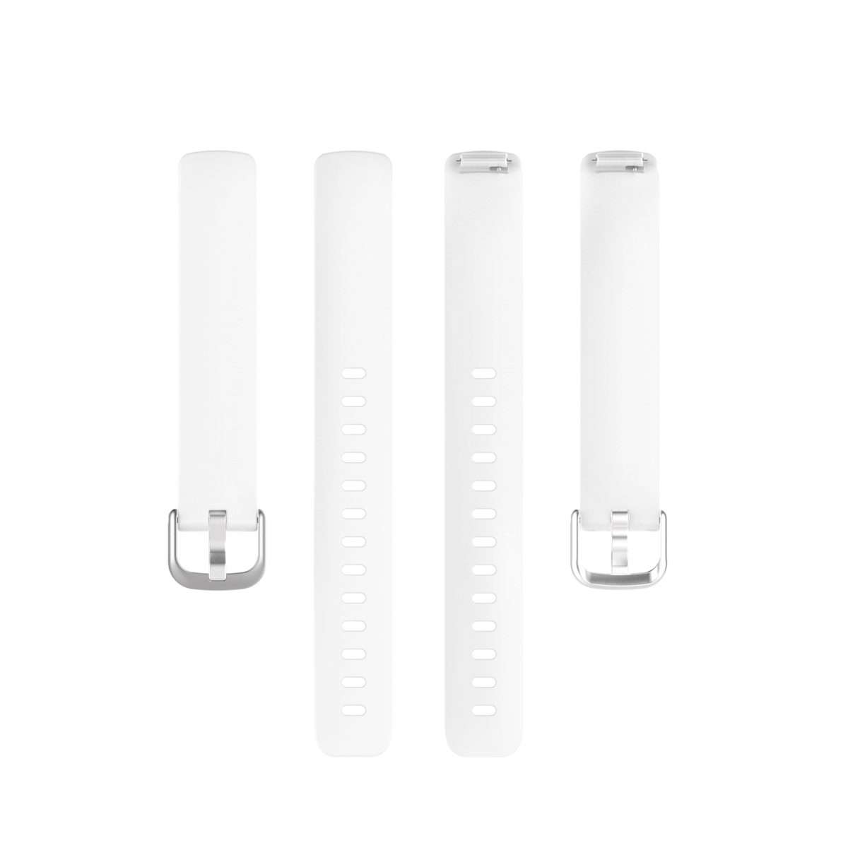 For Fitbit Inspire 2 TPE Watch Band, Size:L(White)