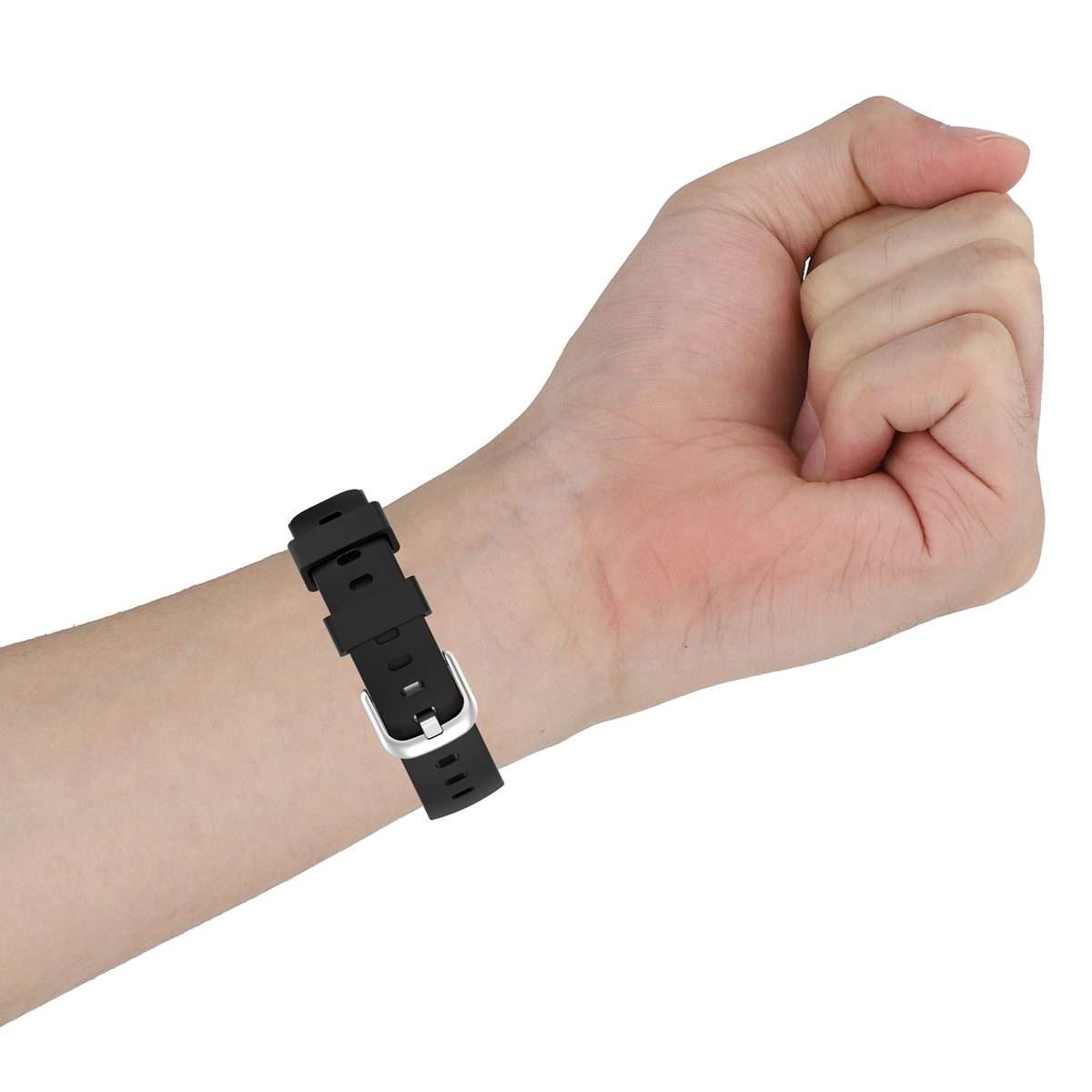 For Fitbit Inspire 2 TPE Watch Band, Size:L(White)