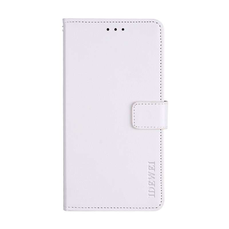 For Lenovo K12 Note idewei Crazy Horse Texture Horizontal Flip Leather Case with Holde ... (White)