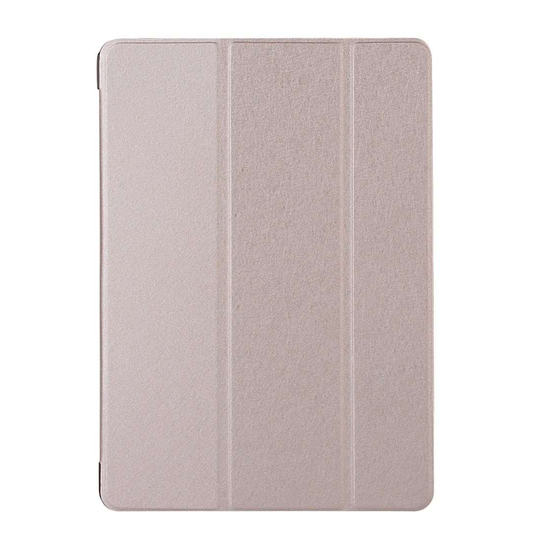 For iPad 10.2 2021 / 2020 / 2019 Silk Texture Horizontal Flip Magnetic PU Leather ... (Rose Gold)