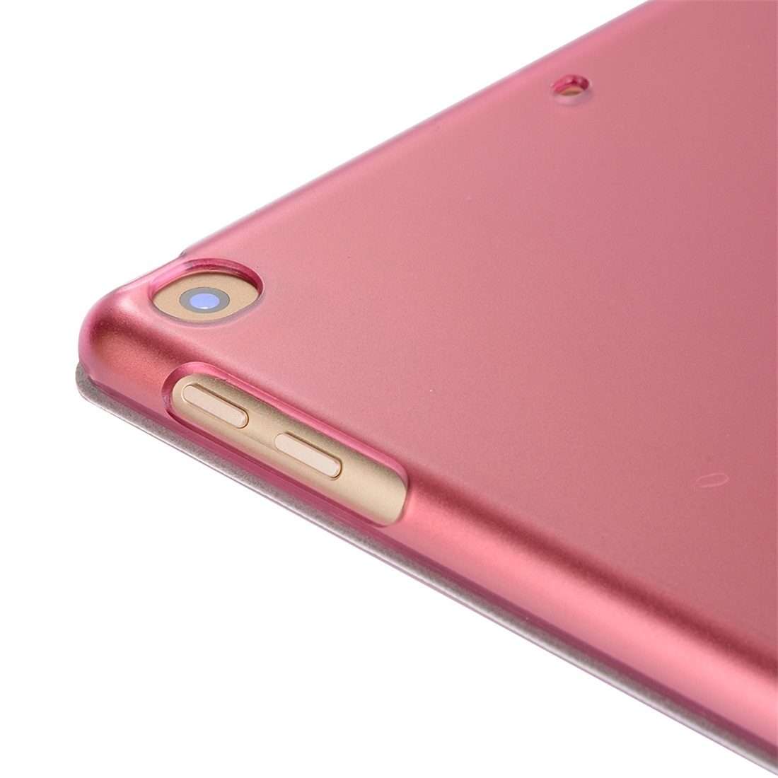 For iPad 10.2 2021 / 2020 / 2019 Silk Texture Horizontal Flip Magnetic PU Leather ... (Rose Gold)