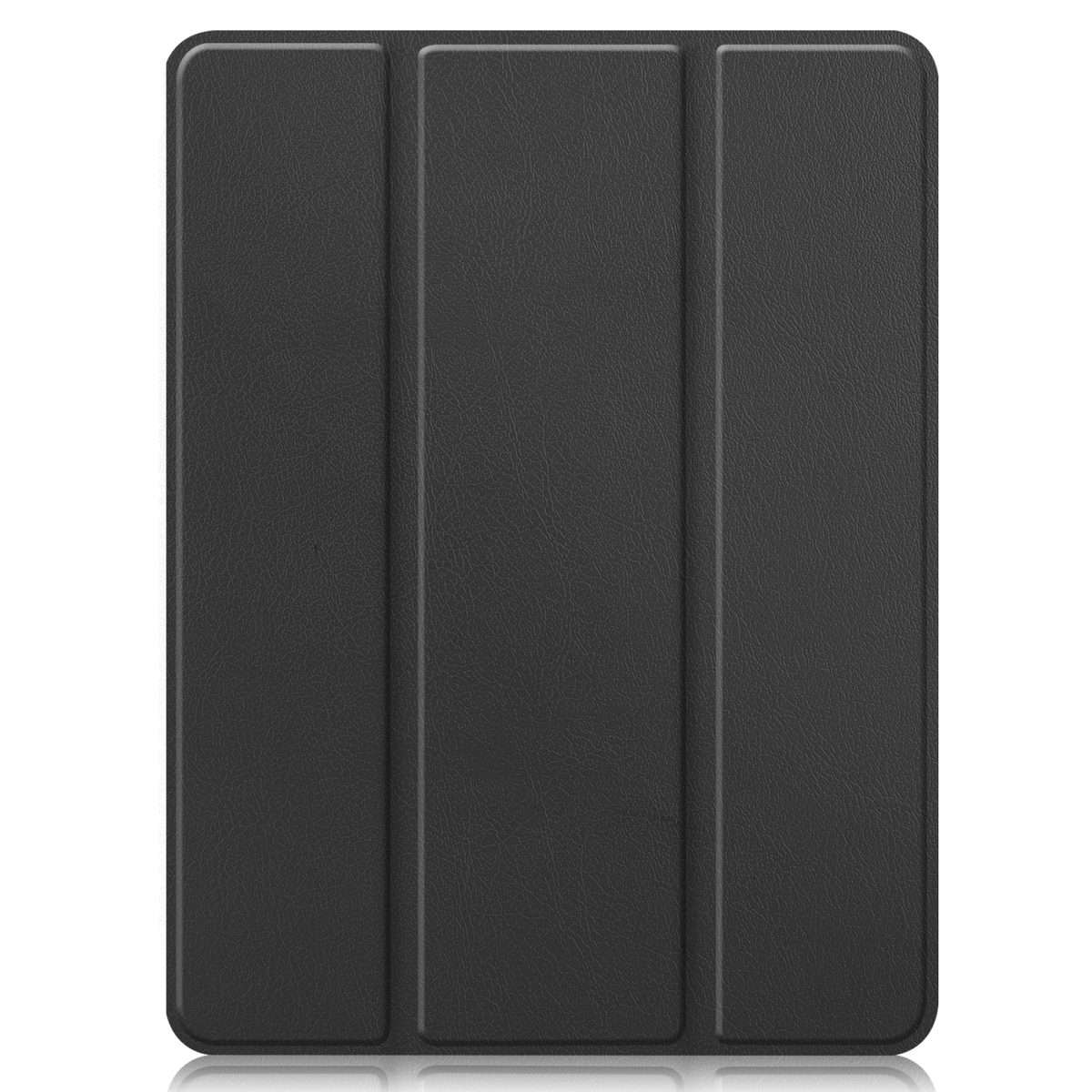 For iPad Pro 12.9 2022 / 2021 Horizontal Flip Honeycomb TPU + PU Leather Tablet Case w ... (Black)