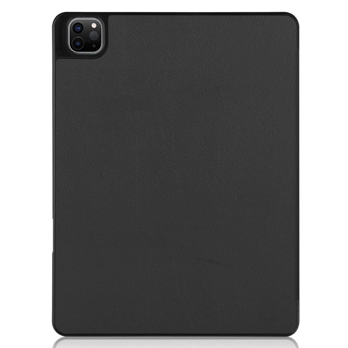 For iPad Pro 12.9 2022 / 2021 Horizontal Flip Honeycomb TPU + PU Leather Tablet Case w ... (Black)