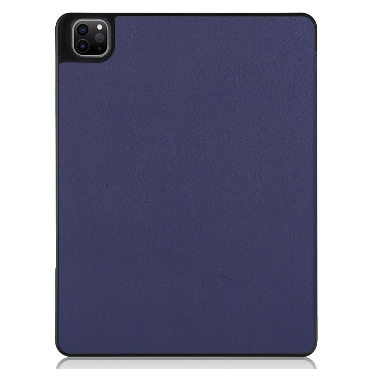 For iPad Pro 12.9 2022 / 2021 Horizontal Flip Honeycomb TPU + PU Leather Tablet Ca ... (Dark Blue)
