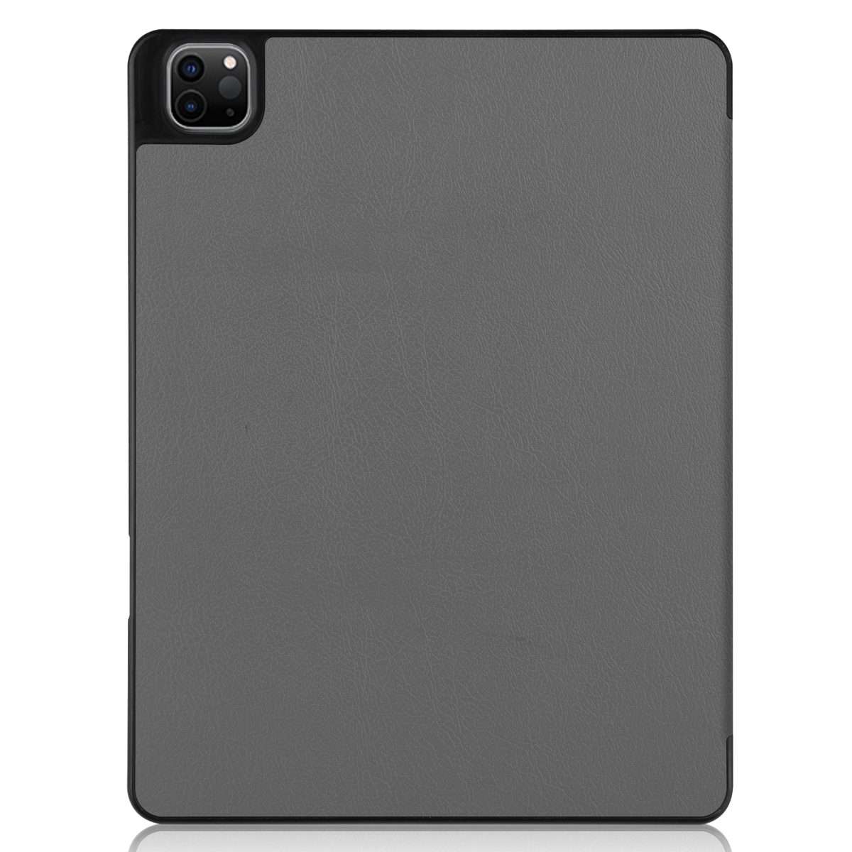 For iPad Pro 12.9 2022 / 2021 Horizontal Flip Honeycomb TPU + PU Leather Tablet Case wi ... (Grey)
