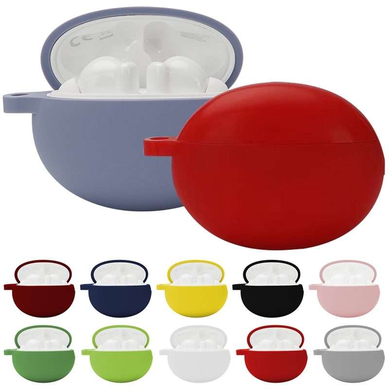 For Huawei FreeBuds 4i Silicone Wireless Bluetooth Earphone Protective Case Storage Box(Grey)