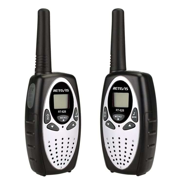 1 Pair RETEVIS RT628 0.5W US Frequency 462.550-467.7125MHz 22CHS Handheld Children Wal ... (White)
