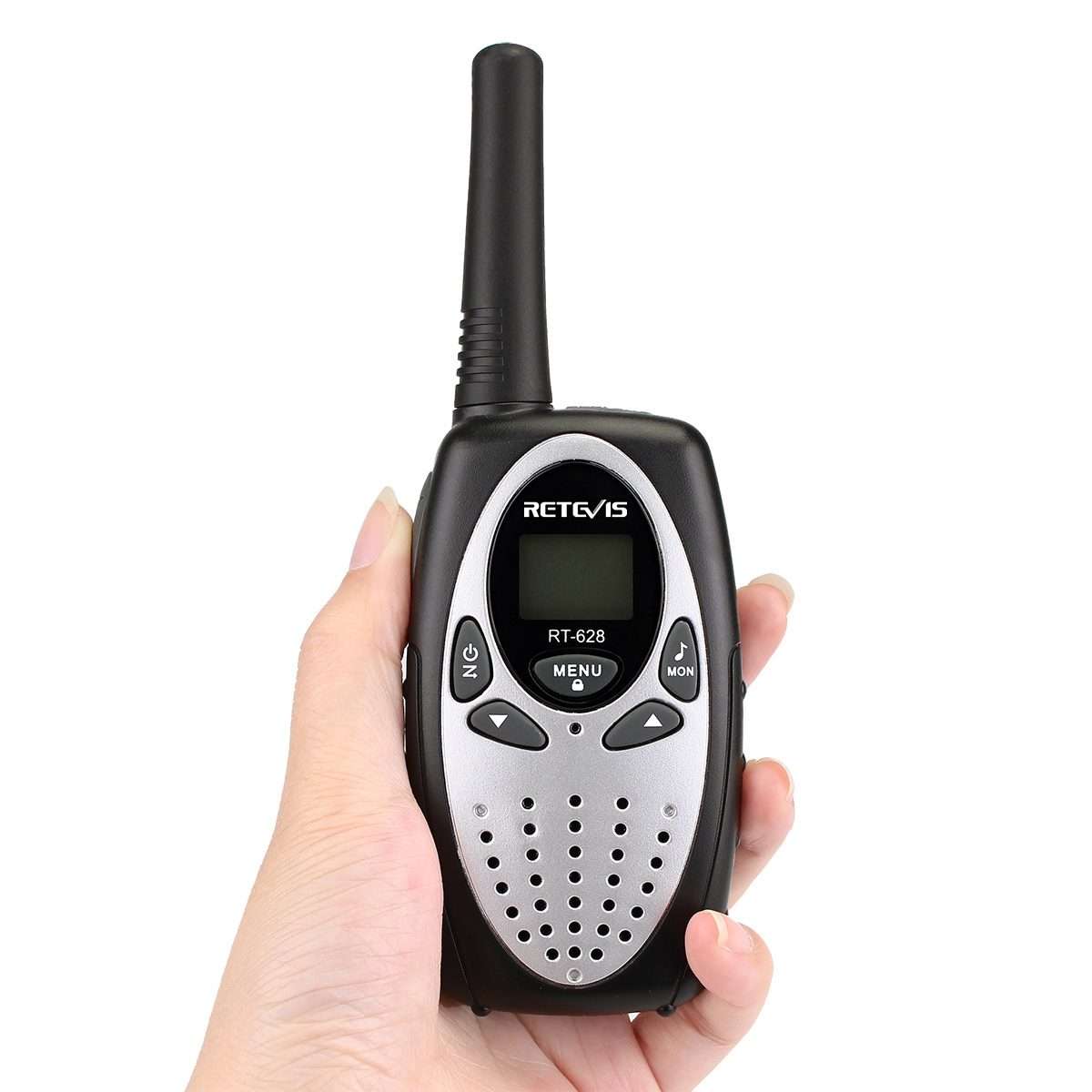 1 Pair RETEVIS RT628 0.5W US Frequency 462.550-467.7125MHz 22CHS Handheld Children Wal ... (White)