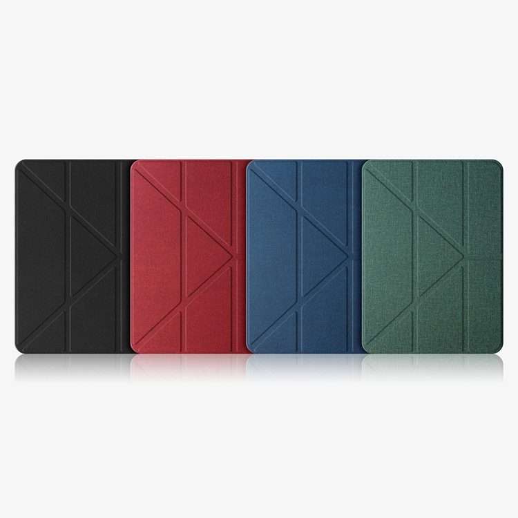 For iPad Pro 11 2022 / 2021 / 2020 Mutural Multi-fold Smart Leather Tablet Case(Black)