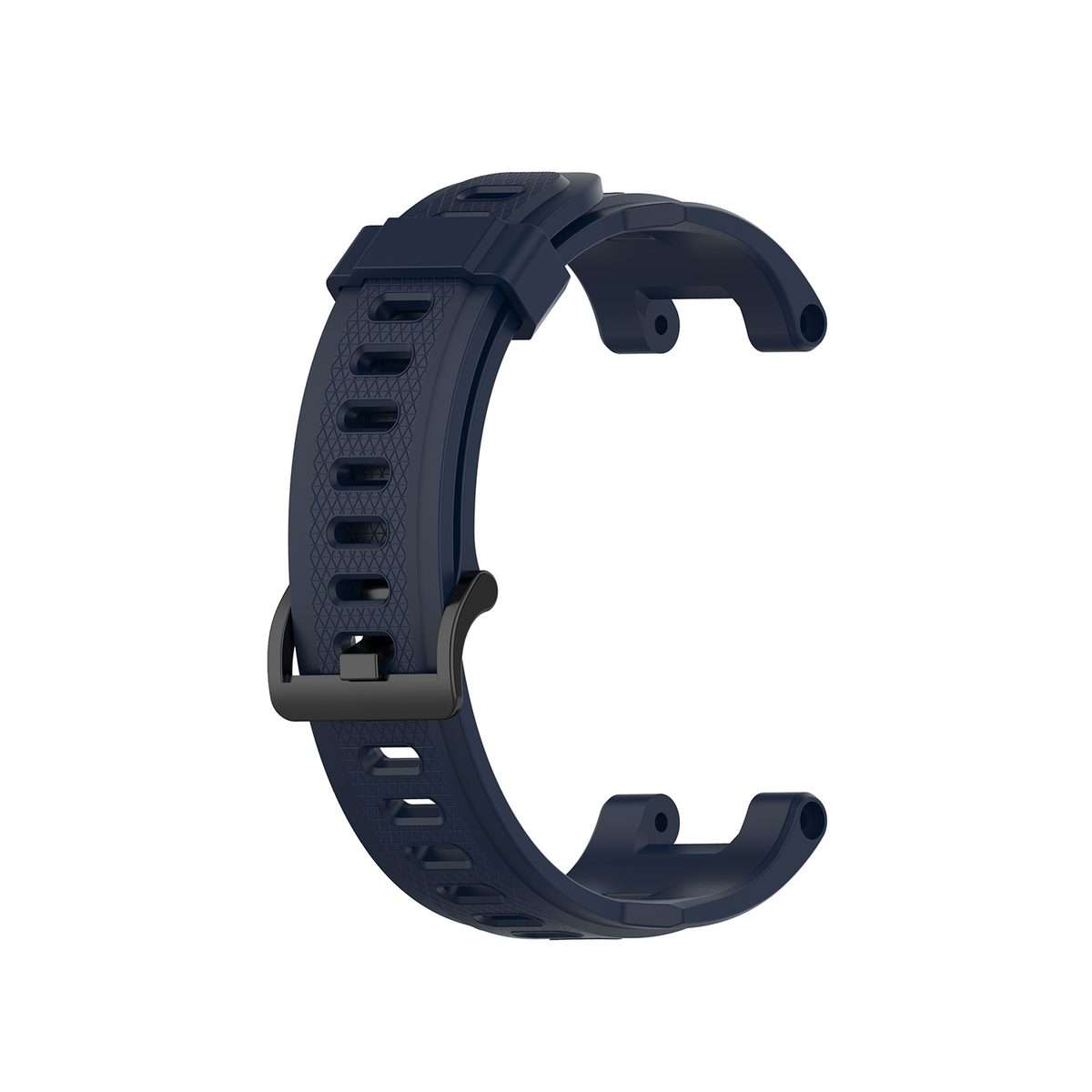 For Amazfit T-Rex Pro / Amazfit T-Rex Silicone Watch Band with Dismantling Tools ... (Navy Blue)
