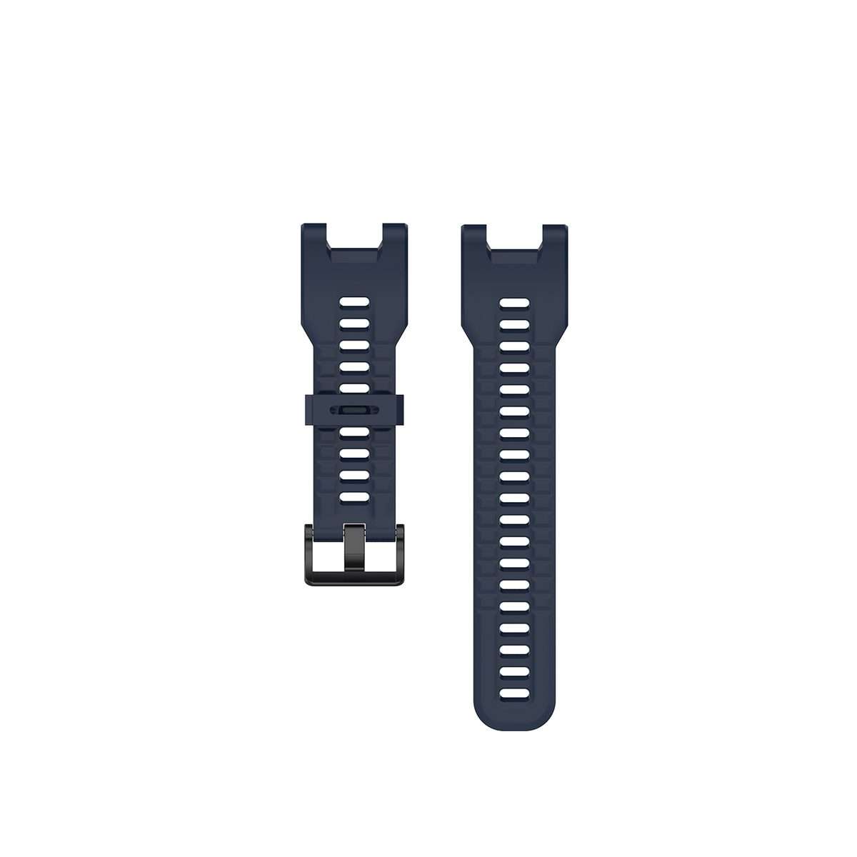 For Amazfit T-Rex Pro / Amazfit T-Rex Silicone Watch Band with Dismantling Tools ... (Navy Blue)