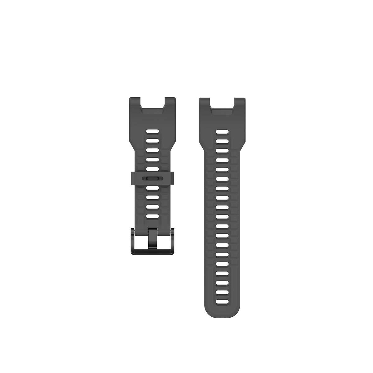 For Amazfit T-Rex Pro / Amazfit T-Rex Silicone Watch Band with Dismantling Tools ... (Dark Grey)