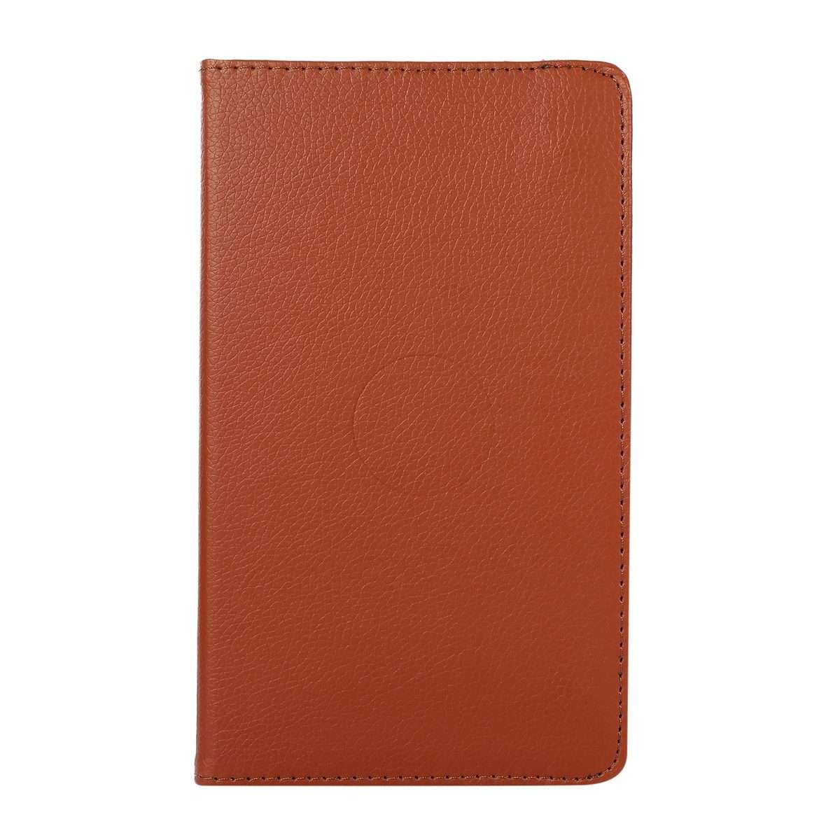 For Samsung Galaxy A7 Lite T220 360 Degree Rotation Litchi Texture Flip Leather Case w ... (Brown)