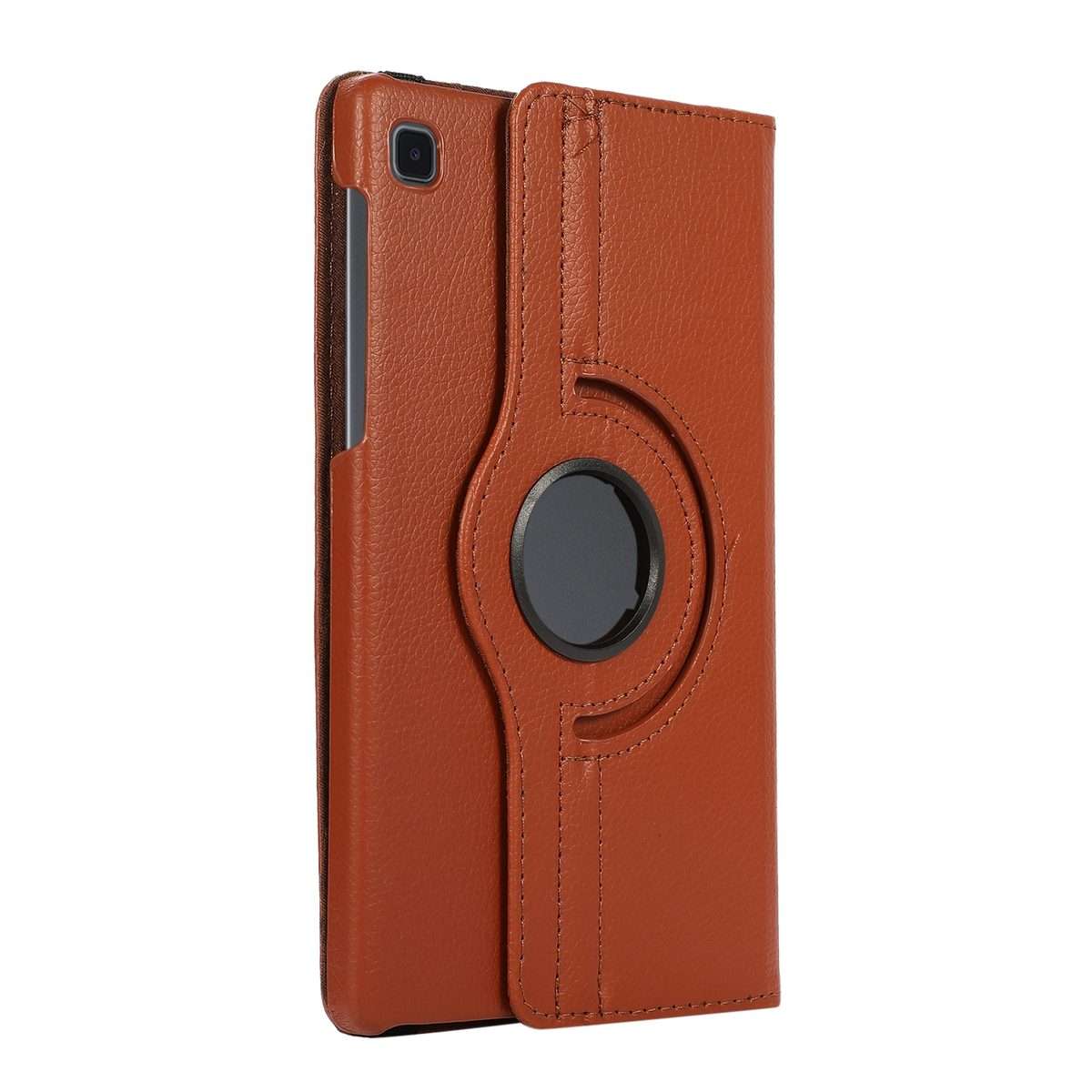 For Samsung Galaxy A7 Lite T220 360 Degree Rotation Litchi Texture Flip Leather Case w ... (Brown)