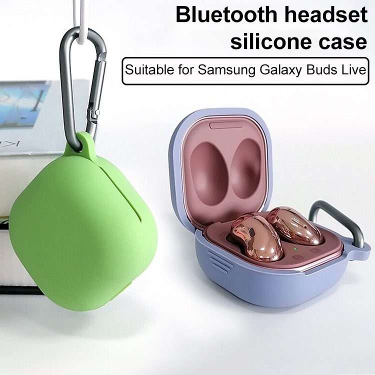 For Samsung Galaxy Buds Live / Pro Bluetooth Earphone Silicone Protective Case ... (Midnight Blue)