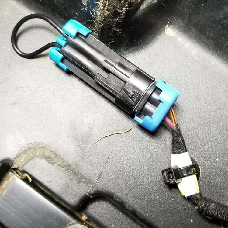 A6201 ATV Seat Belt Harness Bypass Plug with Cable Tie for Polaris
