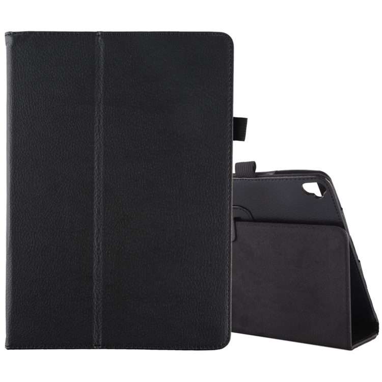 Litchi Texture Horizontal Flip Leather Case with Holder For iPad 10.5 / iPad 10.2 2021 ... (Black)