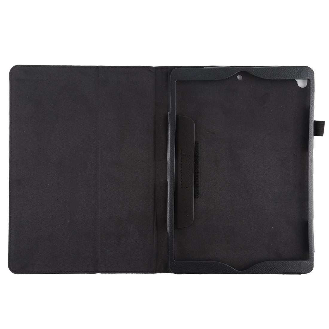 Litchi Texture Horizontal Flip Leather Case with Holder For iPad 10.5 / iPad 10.2 2021 ... (Black)