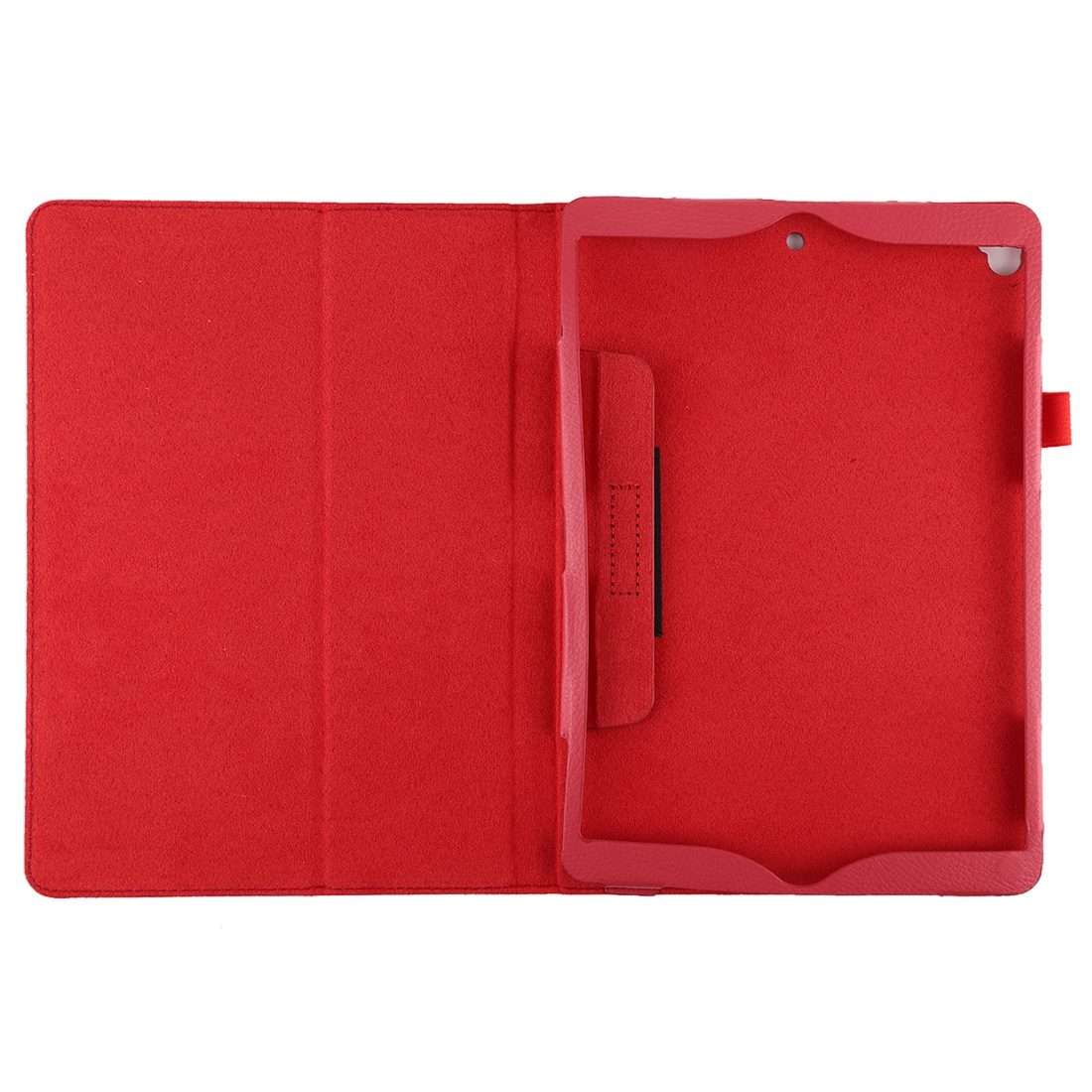 Litchi Texture Horizontal Flip Leather Case with Holder For iPad 10.5 / iPad 10.2 2021 ... (Red)