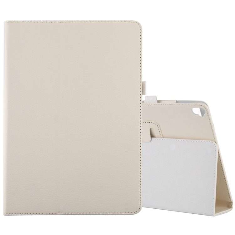 Litchi Texture Horizontal Flip Leather Case with Holder For iPad 10.5 / iPad 10.2 2021 ... (White)