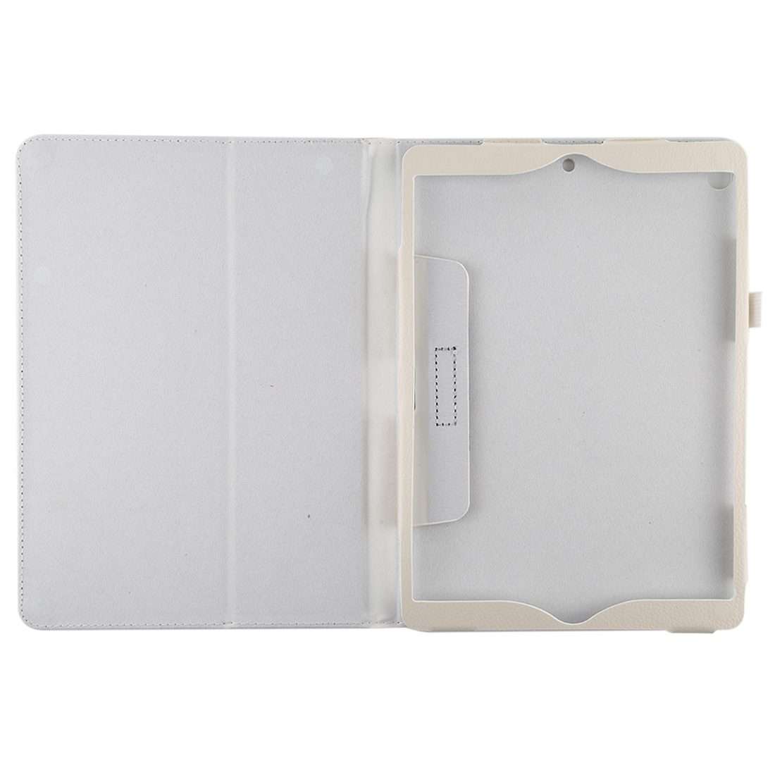 Litchi Texture Horizontal Flip Leather Case with Holder For iPad 10.5 / iPad 10.2 2021 ... (White)