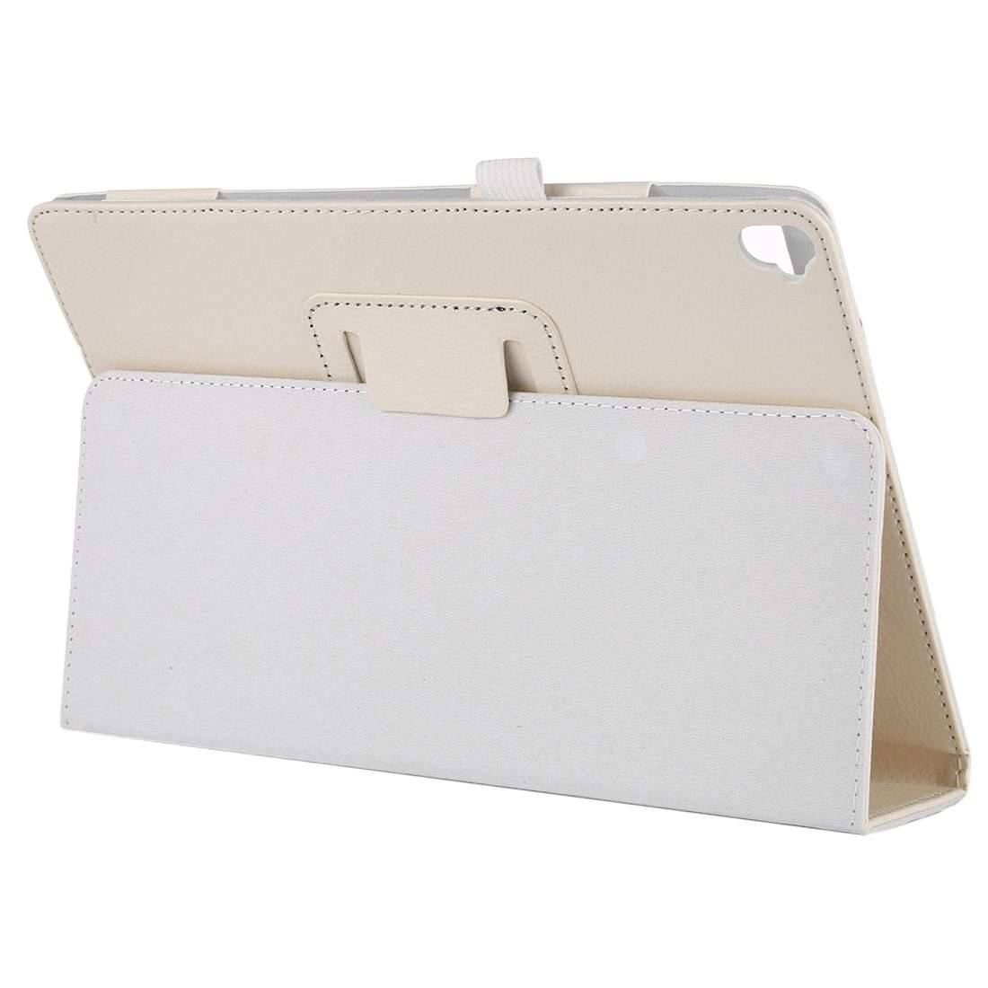 Litchi Texture Horizontal Flip Leather Case with Holder For iPad 10.5 / iPad 10.2 2021 ... (White)