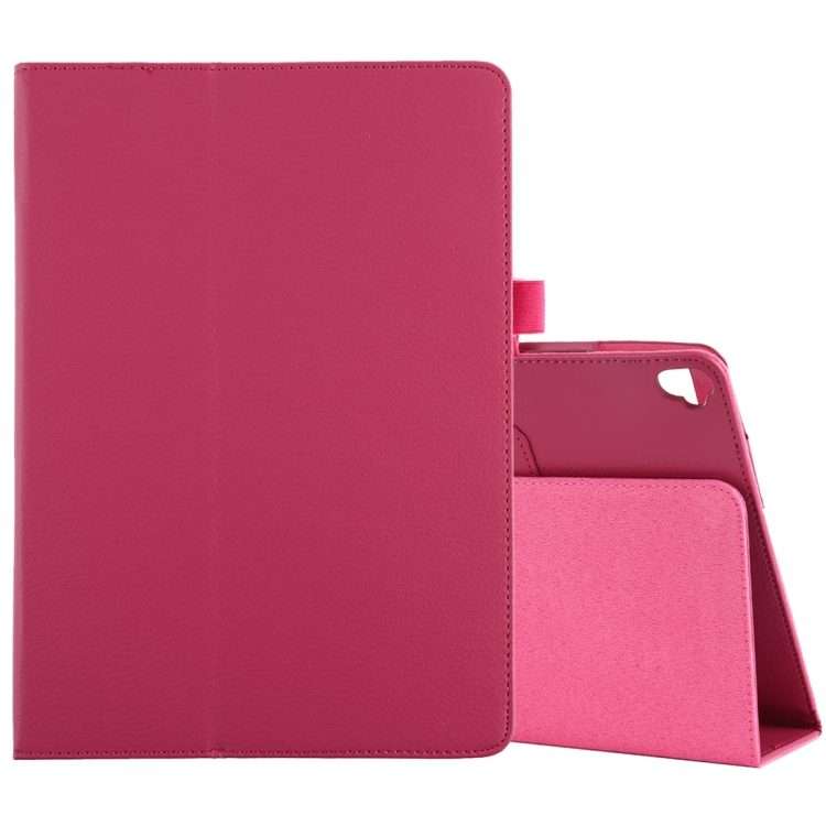 Litchi Texture Horizontal Flip Leather Case with Holder For iPad 10.5 / iPad 10.2 2 ... (Rose Red)