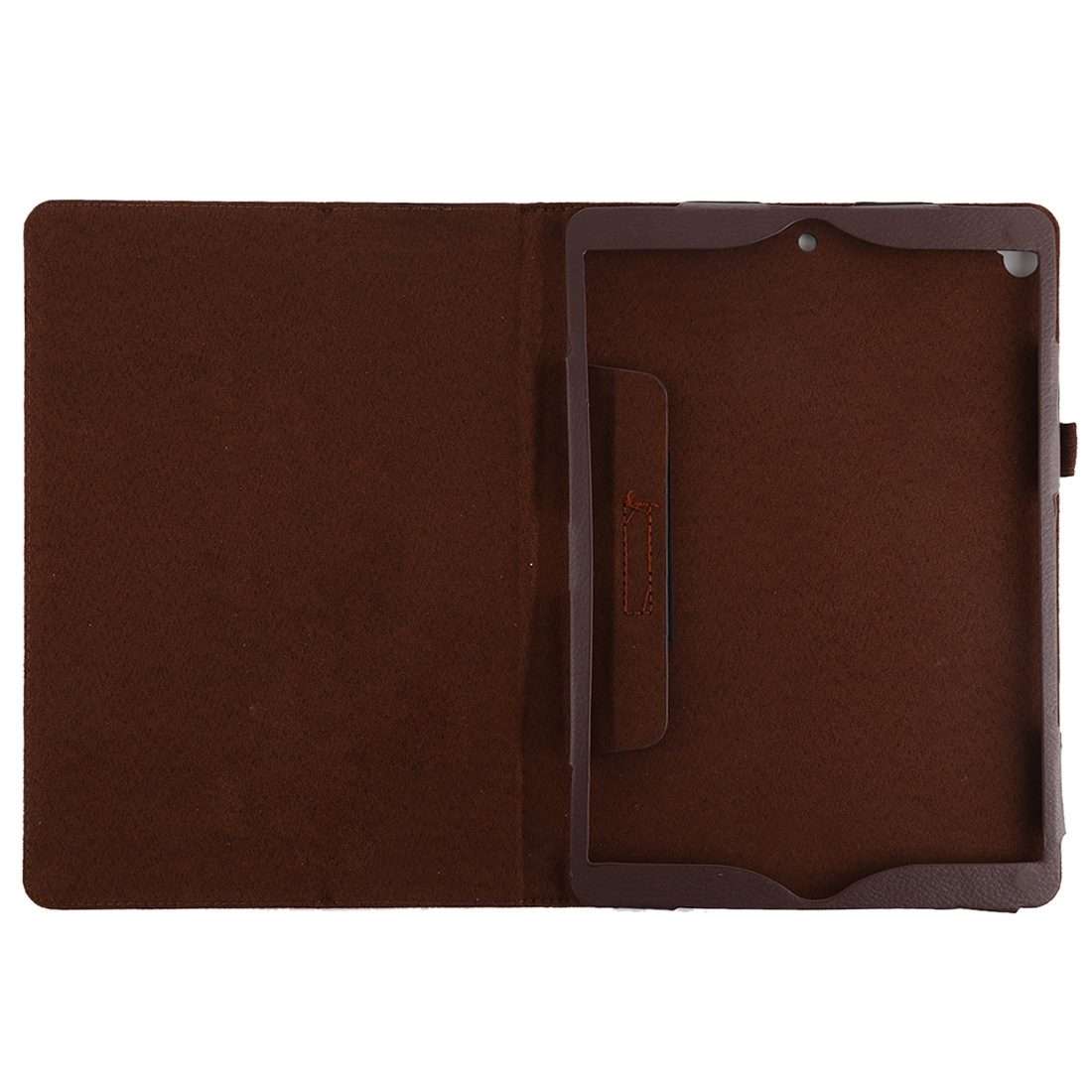 Litchi Texture Horizontal Flip Leather Case with Holder For iPad 10.5 / iPad 10.2 2021 ... (Brown)