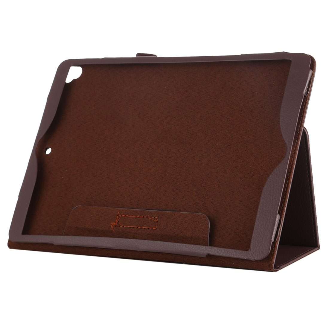 Litchi Texture Horizontal Flip Leather Case with Holder For iPad 10.5 / iPad 10.2 2021 ... (Brown)