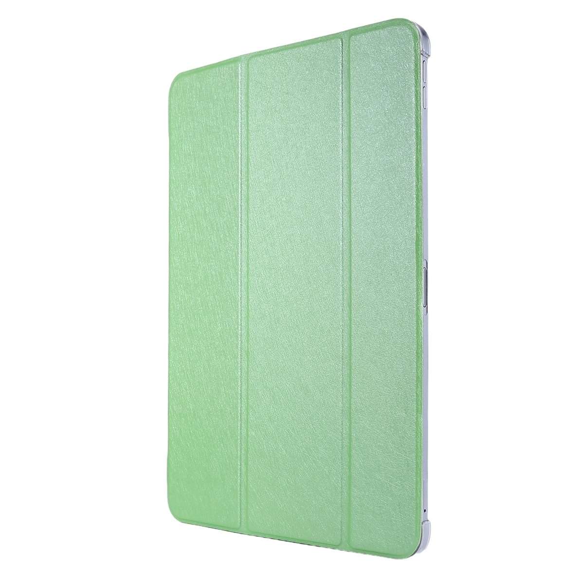 For iPad Air 13 2025 / 2024 / iPad Pro 12.9 2022 / 2021 Silk Texture Three-fold Horizo ... (Green)