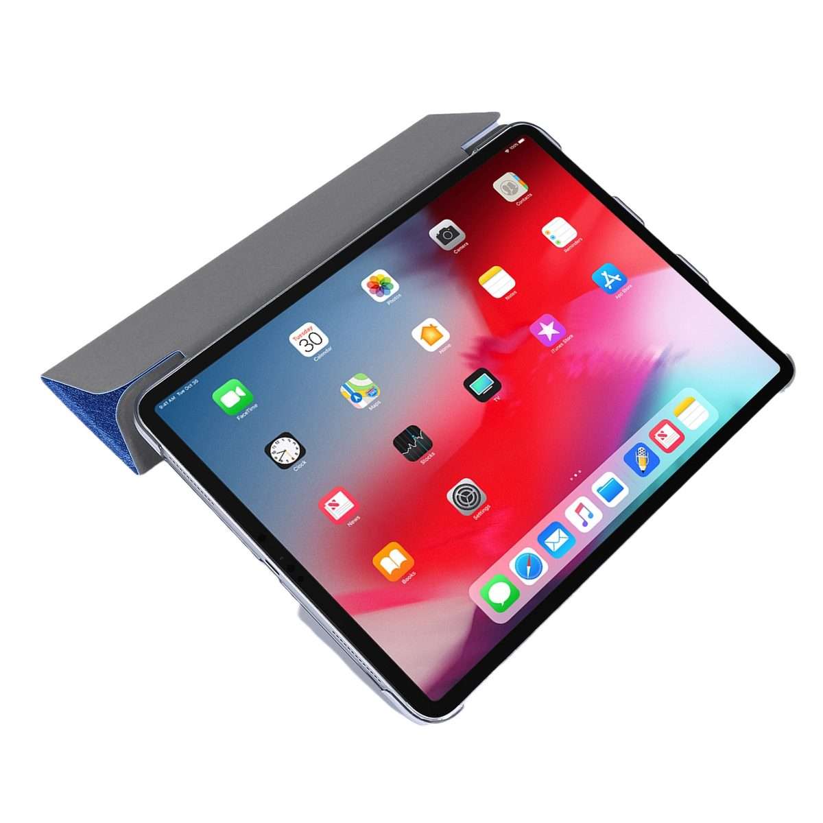 For iPad Air 13 2025 / 2024 / iPad Pro 12.9 2022 / 2021 Silk Texture Three-fold Horizon ... (Pink)
