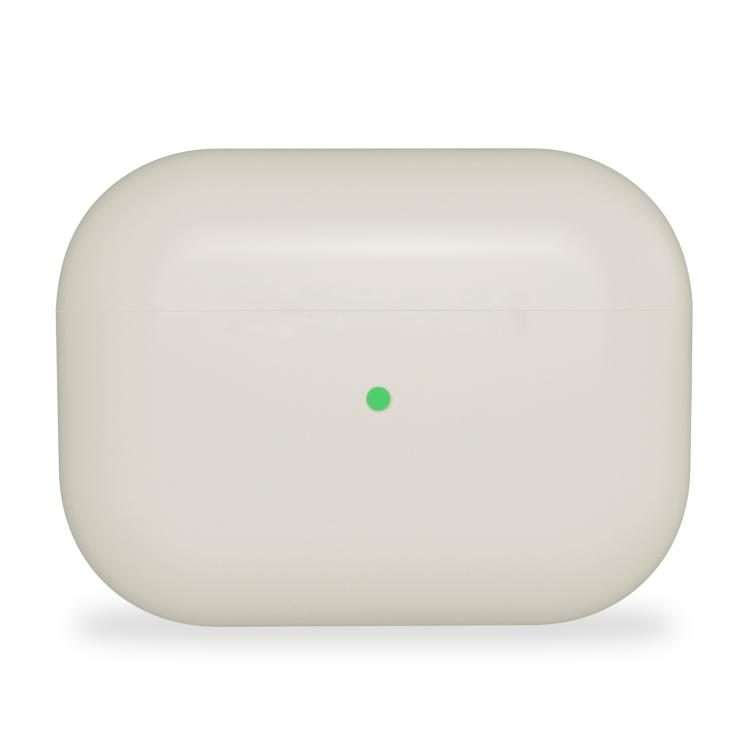 For Apple AirPods Pro Ultra-thin Liquid Silicone Wireless Earphone Protective Case(Rock Color)