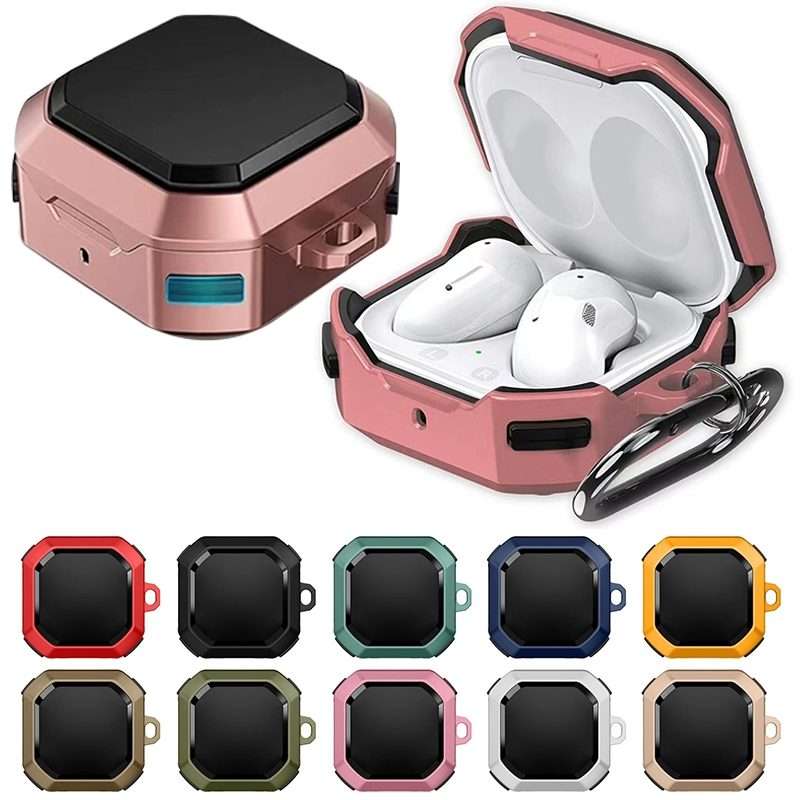 Wireless Earphones Thunder Battlegear Anti-fall Protective Case with Hook Up For Samsu ... (Black)